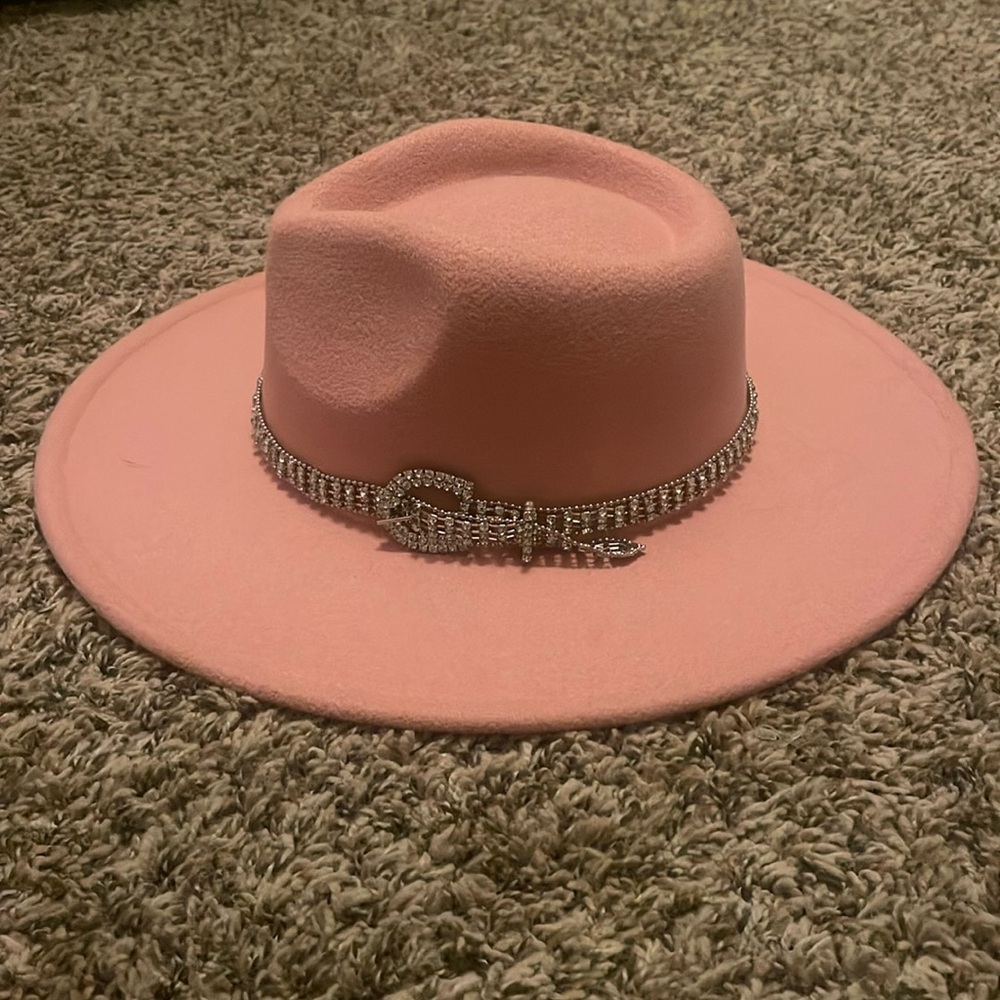 Pink Jeweled Cowgirl Hat